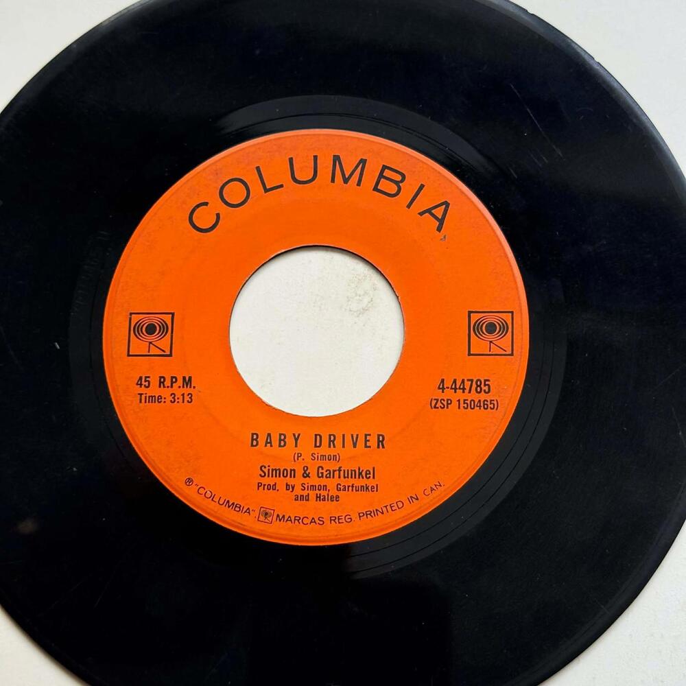 Simon and Garfunkel - The Boxer/Baby Driver 45rpm VG+ R23